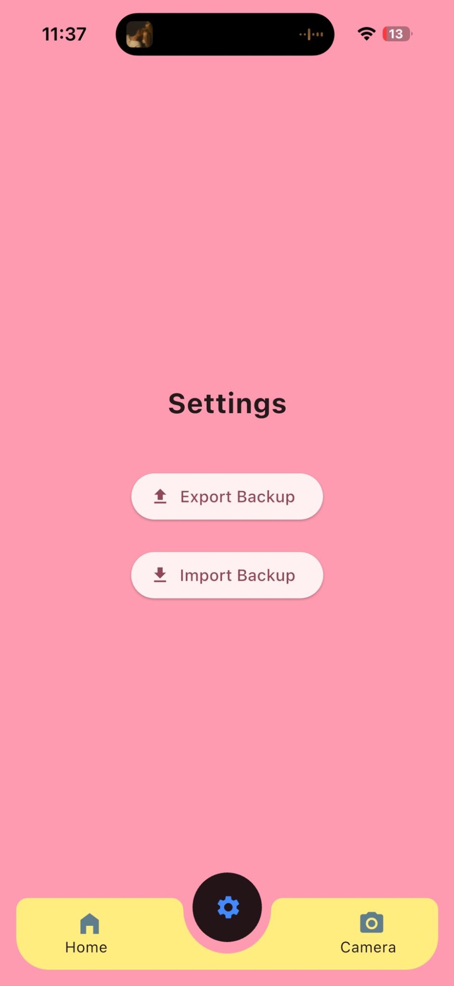 Luna Steps instellingen